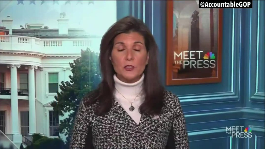 ⁣Ugh. Nikki Haley Tells Meet the Press She "Absolutely" Trusts Jury in E. Jean Carroll Case