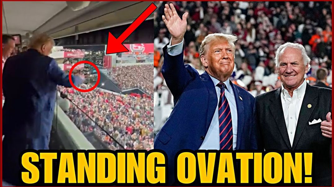 ⁣COLLEGE STADIUM ERUPTS When Trump Walks On To The Field in South Carolina! MAINSTREAM MEDIA MELTDOWN