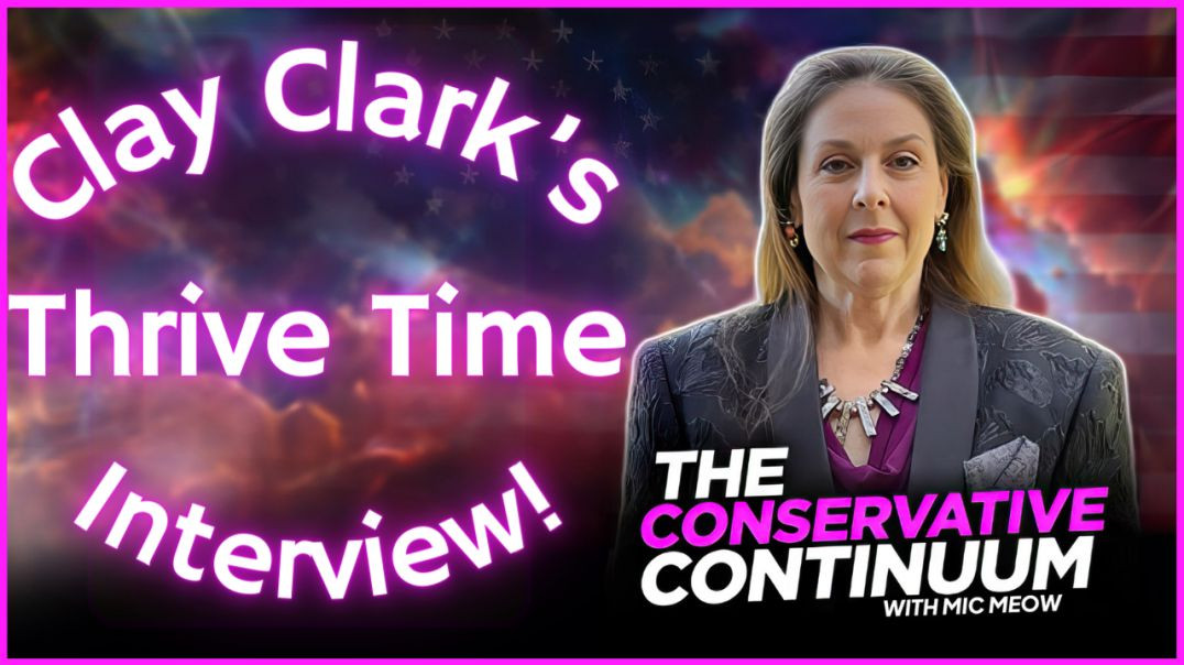 ⁣A Conservative Continuum Short: “Clay Clark’s Thrive Time Interview”