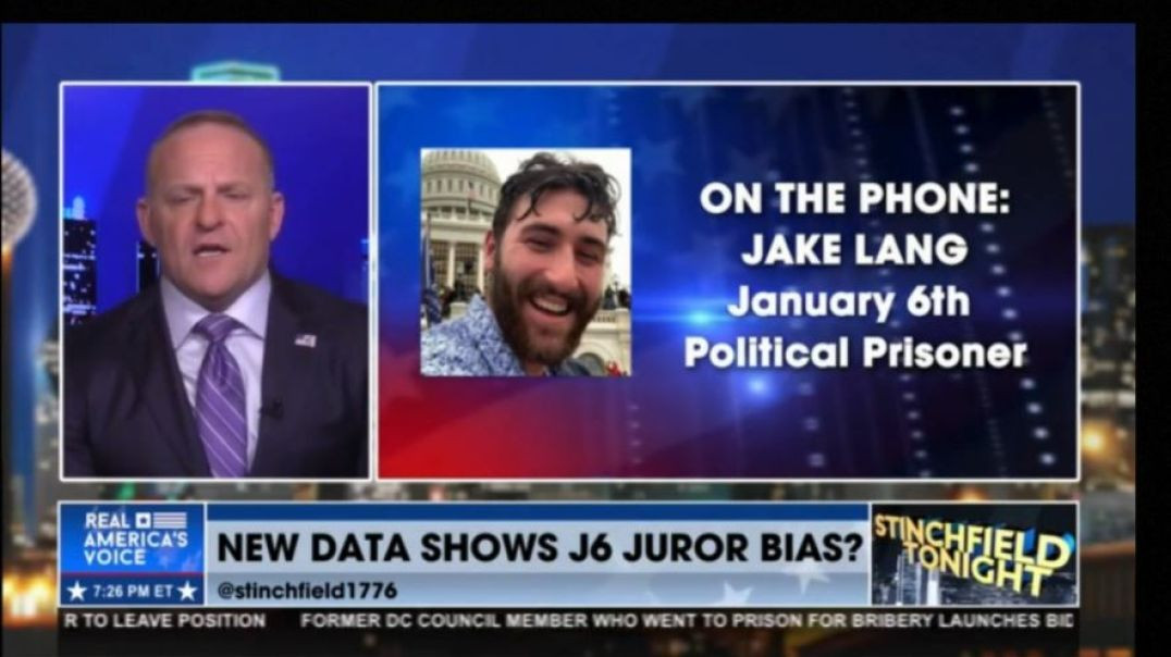 ⁣BREAKING on Real America's Voice Grant Stinchfield - Jake Lang with new J6 data!