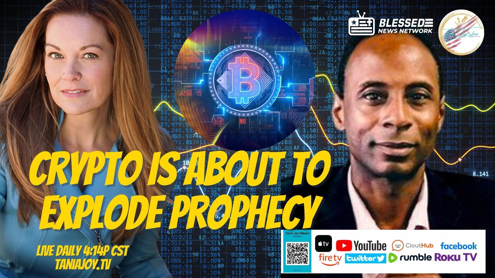 The Tania Joy Show | Crypto Prophecy - GET READY FOR FINANCIAL BREAKTHROUGH | Manuel Johnson