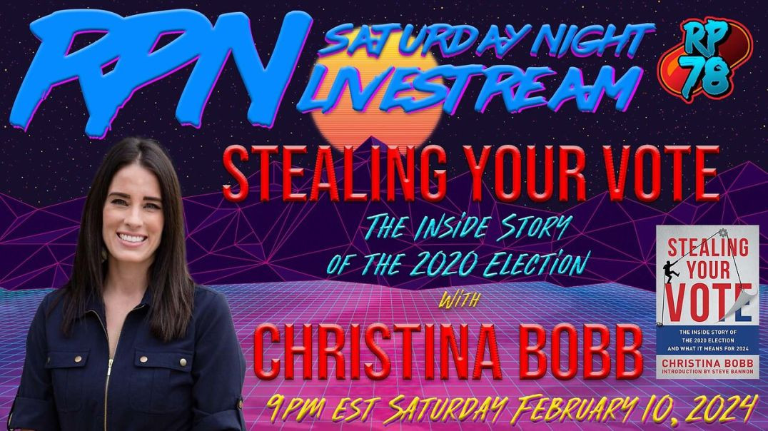 ⁣Stealing Your Vote with Trump Lawyer Christina Bobb on Sat. Night Livestream