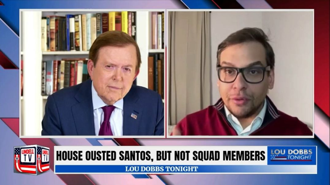 ⁣GEORGE SANTOS JOINS LOU DOBBS TONIGHT TO TALK RINOS IN THE HOUSE