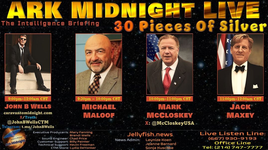 ⁣The Intelligence Briefing / 30 Pieces Of Silver - John B Wells LIVE
