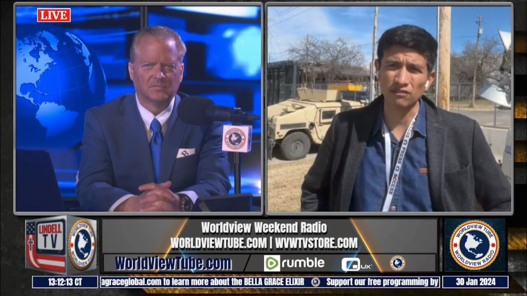 ⁣Worldview Radio: Live Report from The Border on The Trucker Convoy and Is This a January 6 Style Set