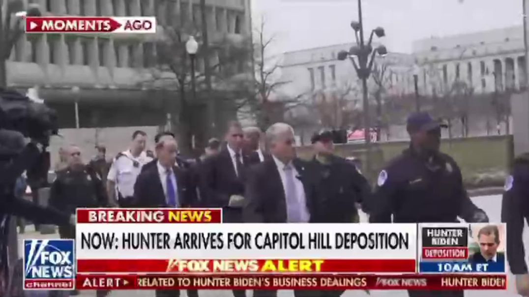 ⁣MOMENT OF TRUTH - Or More Lies? Hunter Biden Arrives at Capitol Hill for Closed Door Deposition
