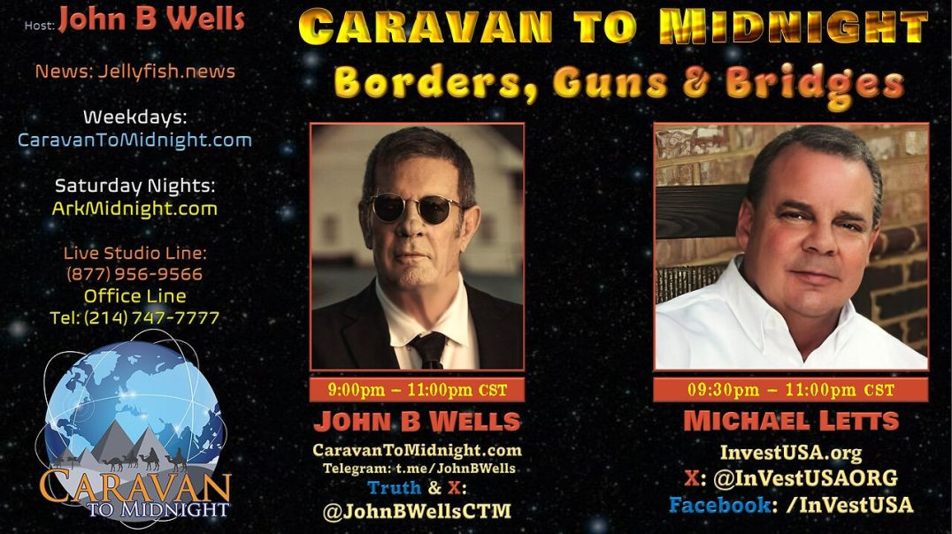 ⁣Borders, Guns, & Bridges - John B Wells LIVE