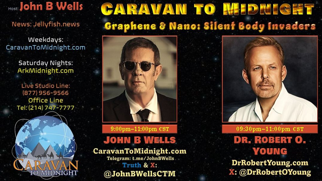 ⁣Graphene & Nano: Silent Body Invaders - John B Wells LIVE