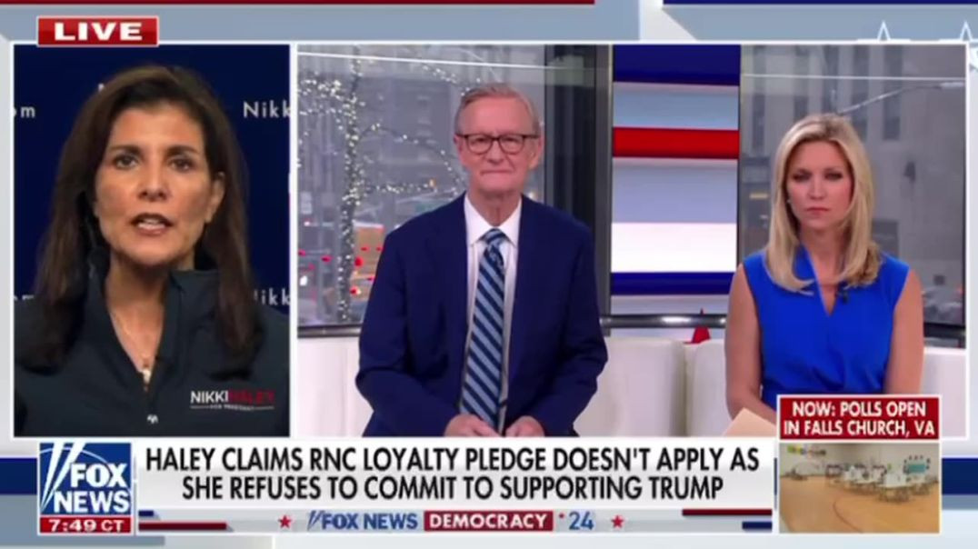 ⁣Yikes! Nikki Haley Snaps at FOX and Friends Host After She's Called Out for Flip-Flopping on Tr