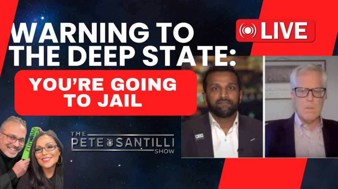 ⁣WARNING TO THE DEEP STATE: You’re Going To Jail! [The Pete Santilli Show #3995 9AM]