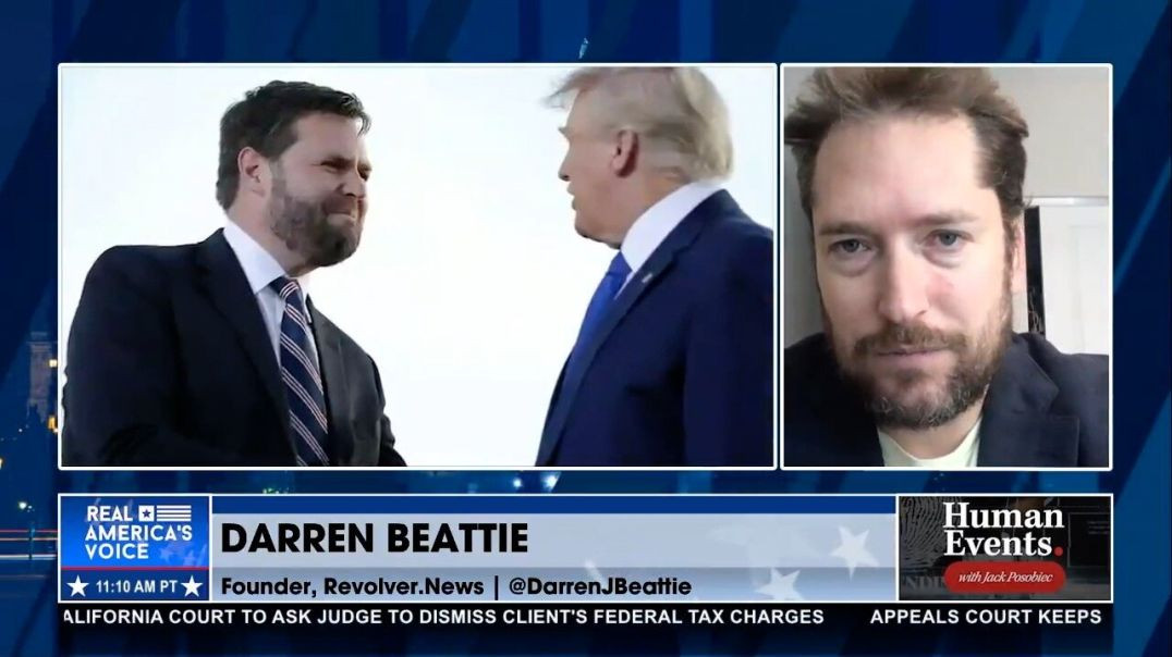 ⁣Darren Beattie Argues that President Trump Should Choose JD Vance as 2024 Running Mate