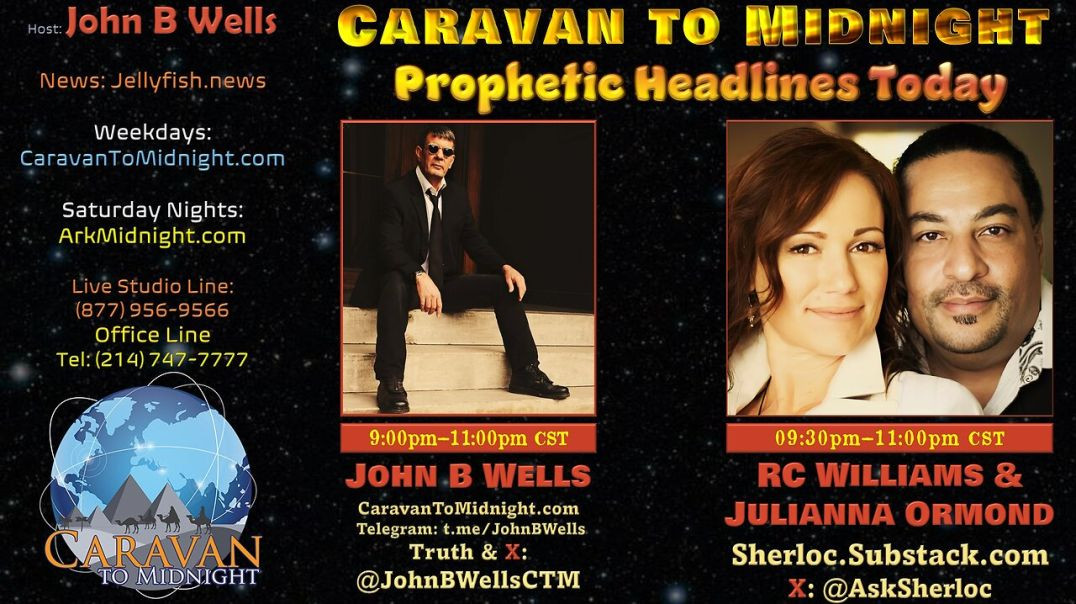 ⁣Prophetic Headlines Today - John B Wells LIVE