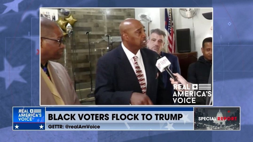 ⁣Black Voters Flock to President Trump