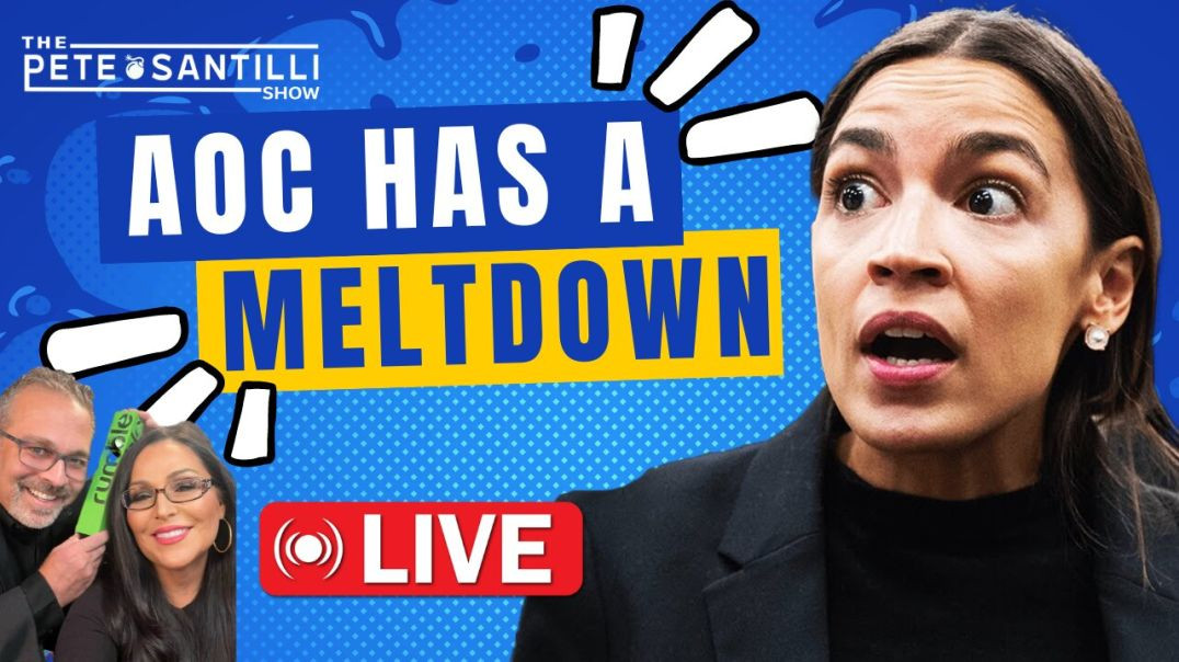 ⁣AOC HAS A MELTDOWN! Embarrassed By Key Biden Impeachment Witness [The Pete Santilli Show #3991 9AM]