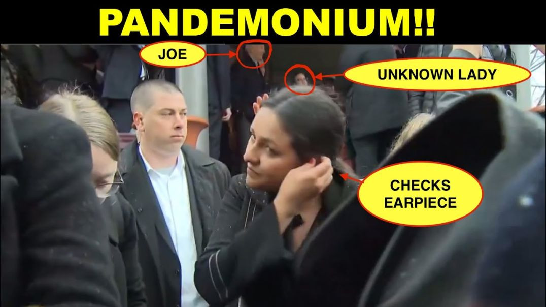 Lady to Joe's right did the UNTHINKABLE and Team Biden LOST IT.
