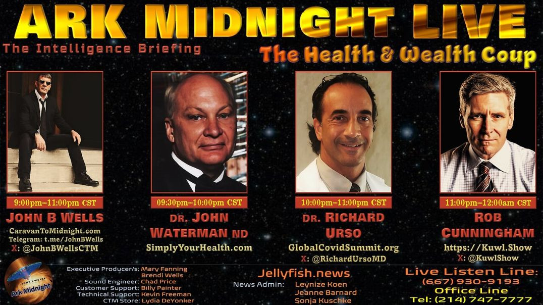 ⁣The Intelligence Briefing / The Health & Wealth Coup - John B Wells LIVE