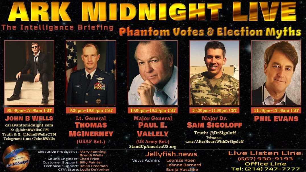 ⁣The Intelligence Briefing / Phantom Votes & Election Myths - John B Wells LIVE
