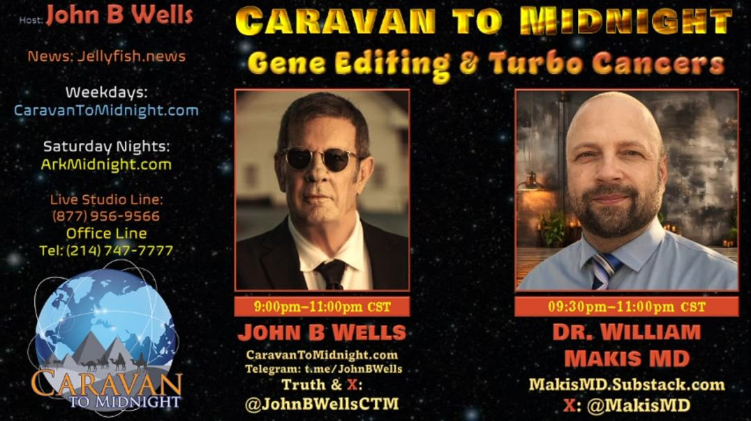 ⁣Gene Editing & Turbo Cancers - John B Wells LIVE