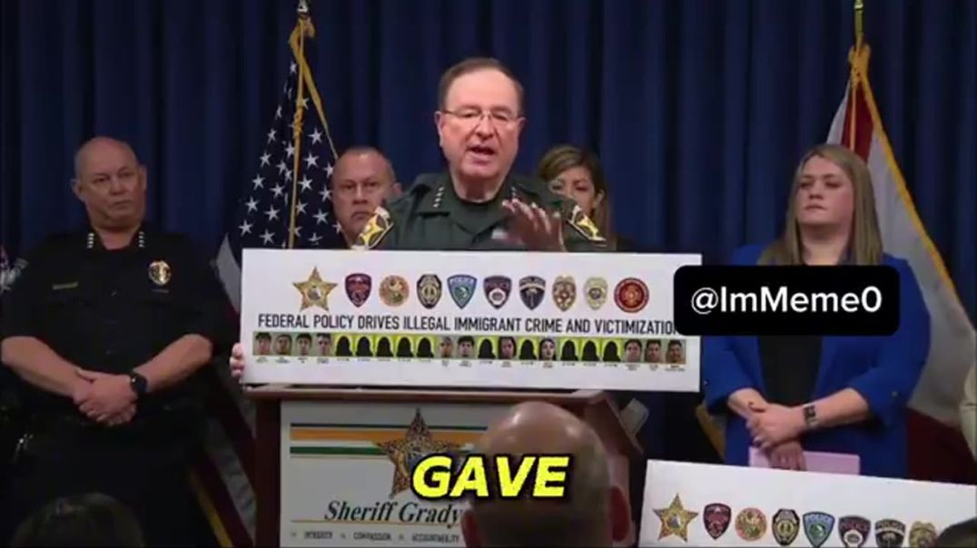 ⁣Sheriff Grady Judd Reveals How US Federal Government Provides UNLIMITED Plane Tickets to ILLEGALS FO