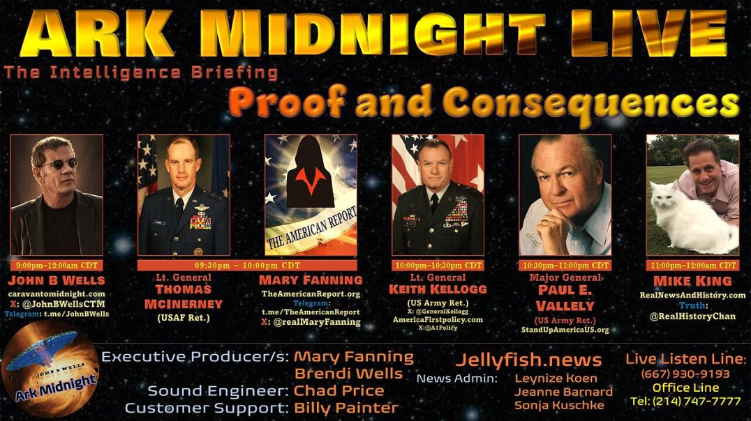 ⁣The Intelligence Briefing ⧸ Proof and Consequences - John B Wells LIVE