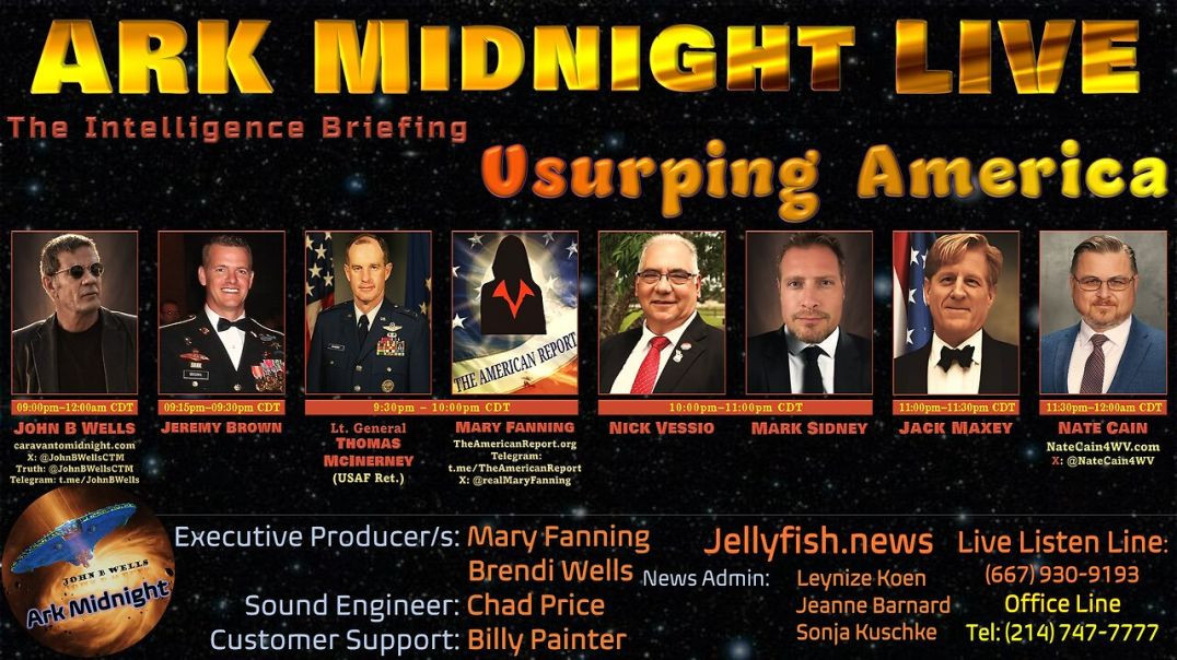 ⁣The Intelligence Briefing ⧸ Usurping America - John B Wells LIVE