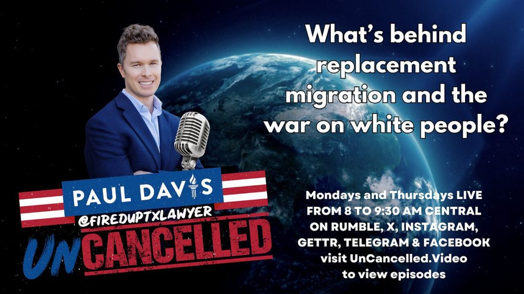 ⁣What's behind replacement migration and the war on white people?