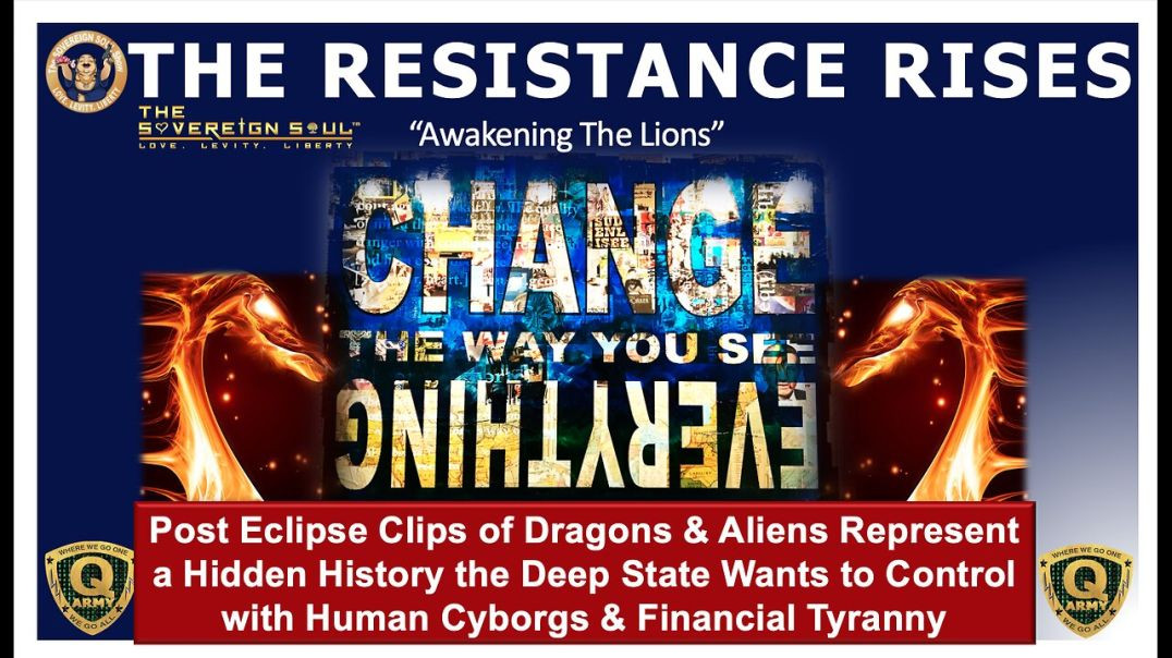 ⁣Post Eclipse Pics of Dragons, Aliens Confirm Hidden History [DS] Failing to Control. Mass Jab Deaths
