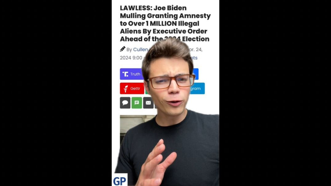 ⁣Victor Reacts: They Aren’t Hiding it Anymore, Biden Wants Mass Amnesty Before Election