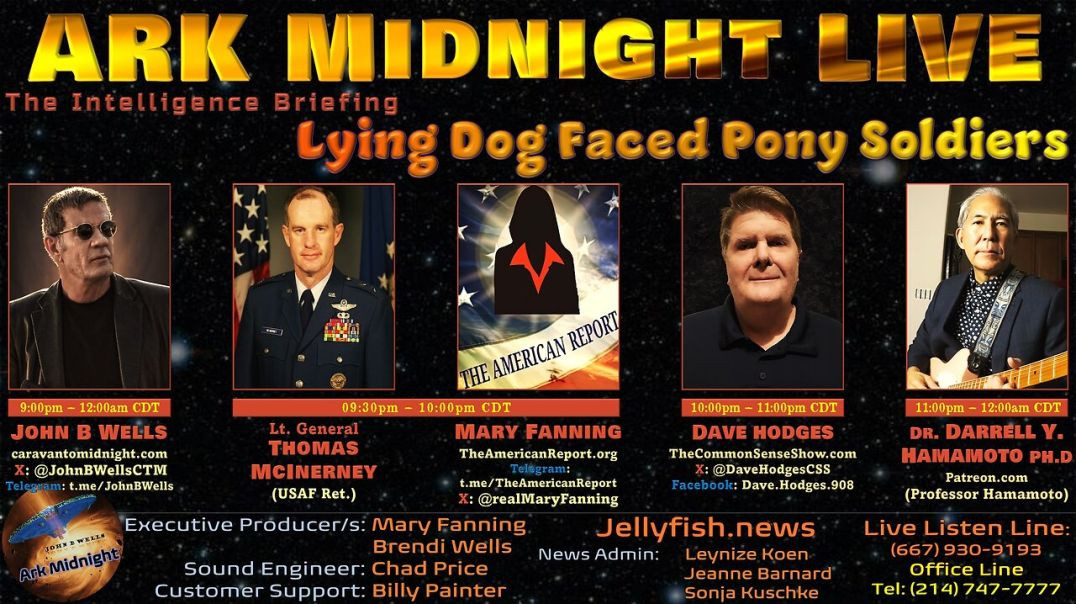 ⁣The Intelligence Briefing ⧸ Lying Dog Faced Pony Soldiers - John B Wells LIVE