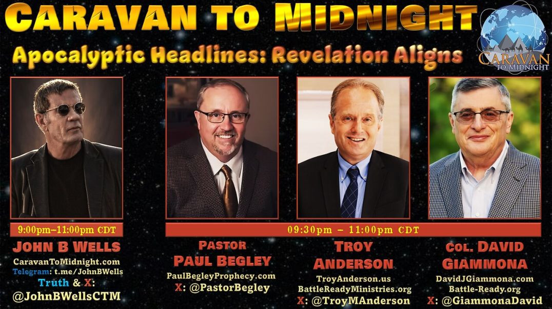 Apocalyptic Headlines： Revelation Aligns - John B Wells LIVE