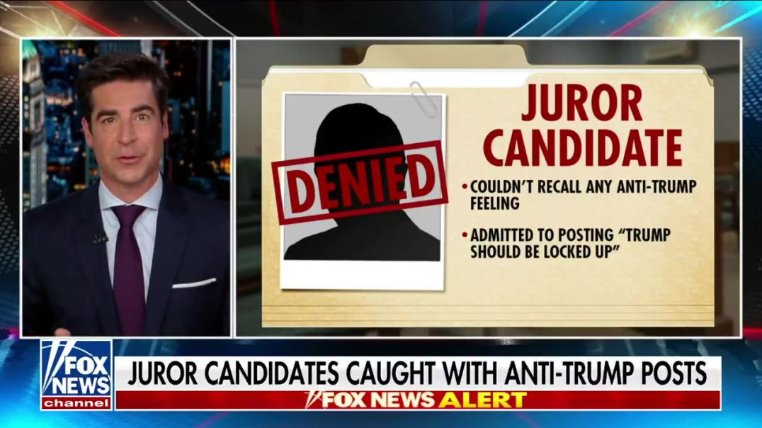 ⁣Rigged Jury: Jesse Watters Reviews NYC Jurors on Trump Trial and their Trump-Hating Social Media Pos