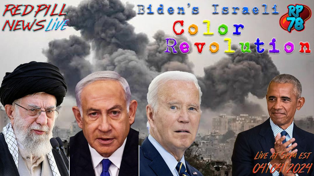 ⁣O’Biden’s Color Revolution Exposed - 4 Part Plan To Remove Bibi on Red Pill News Live