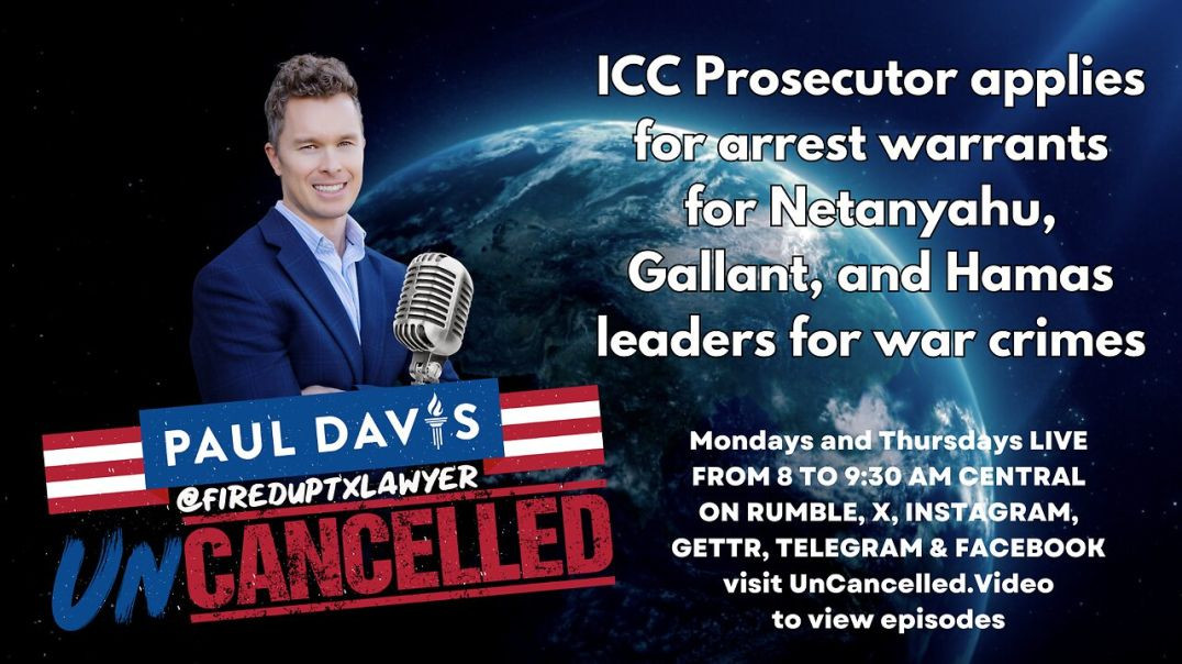 ⁣ICC Prosecutor applies for arrest warrants for Netanyahu, Gallant, and Hamas leaders for war crimes