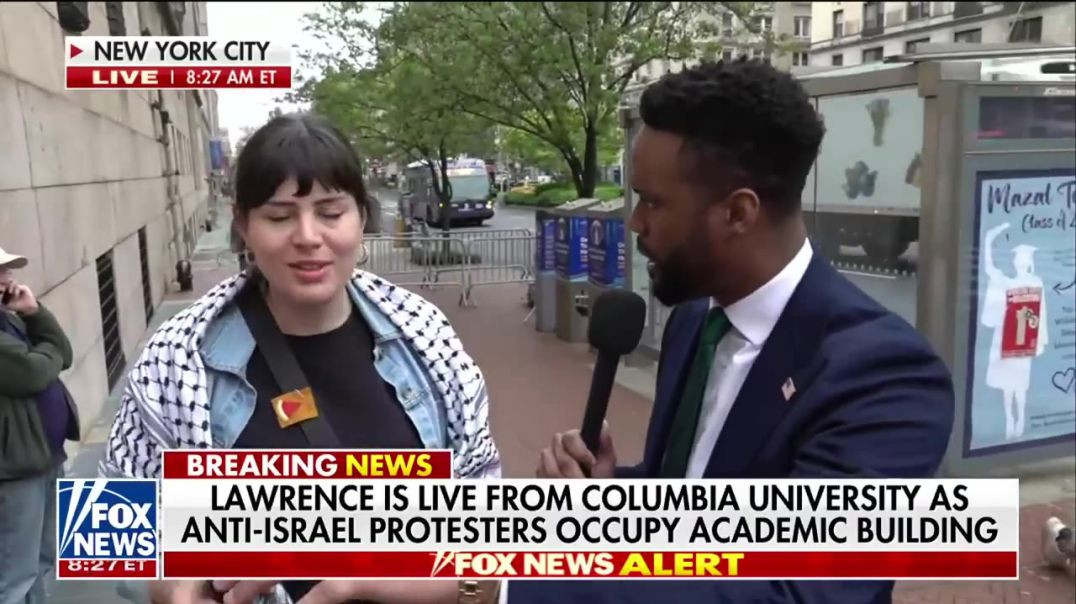 ⁣Pro-Hamas Supporter Shuts Down Interview When Confronted with Facts by Fox News Reporter