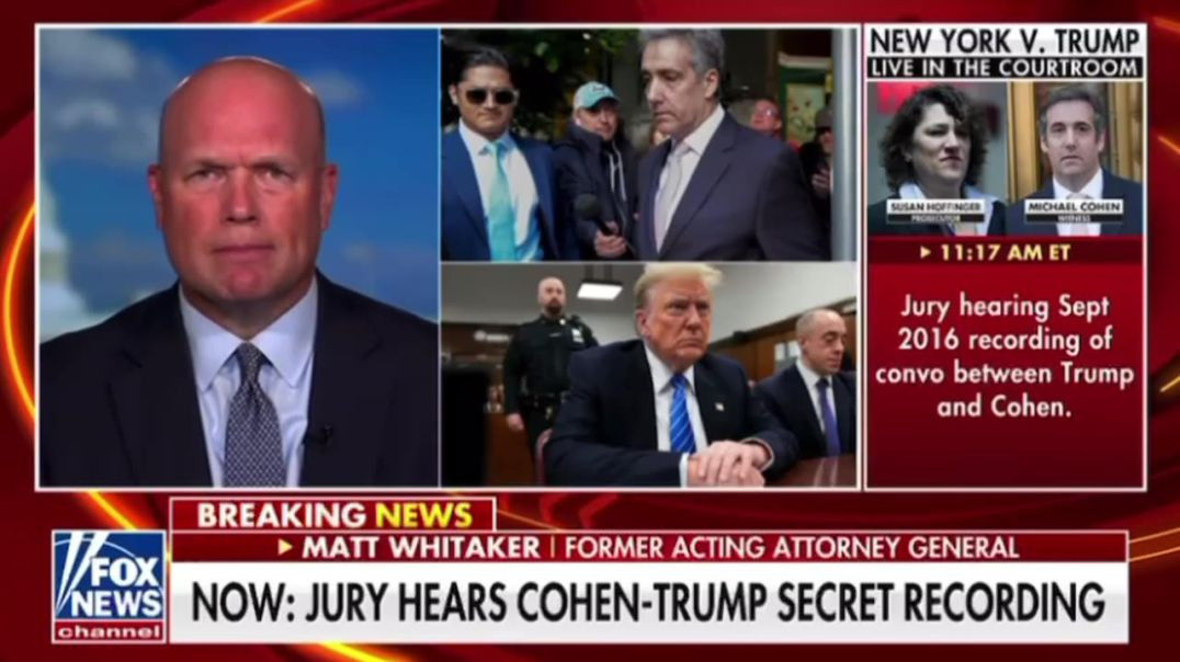 ⁣Scumbag Michael Cohen Plays Secret Recording of Conversation He Had with Trump at Trial