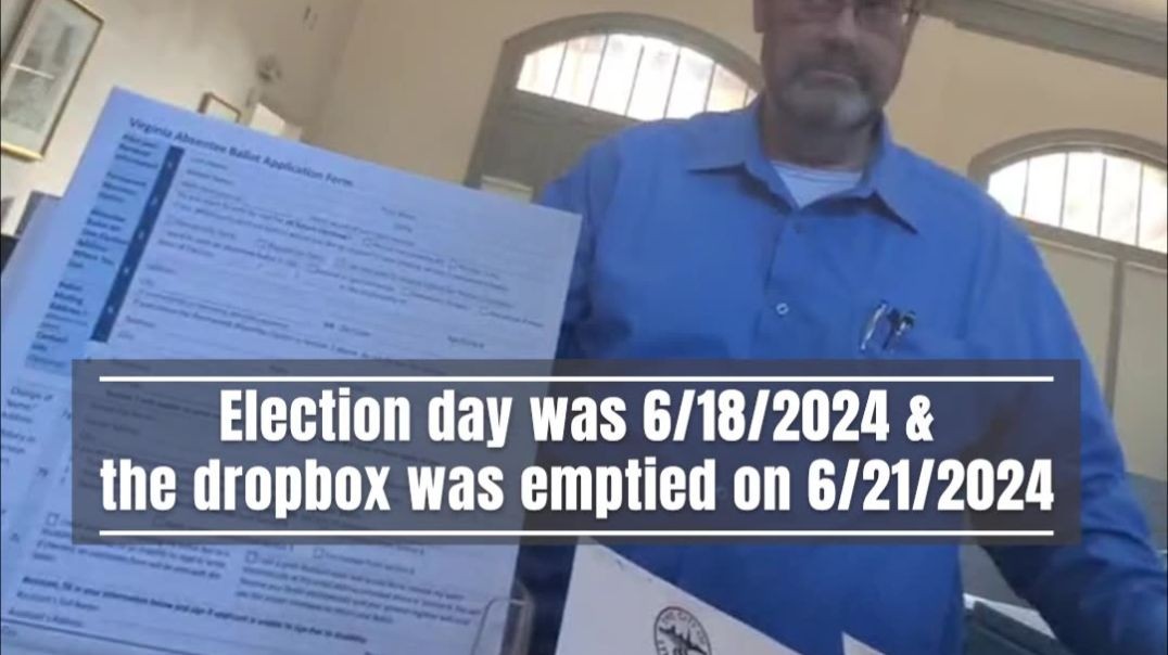 ⁣Counting Your Ballot - What's Going On in Lynchburg, Virginia? Shocking Video!