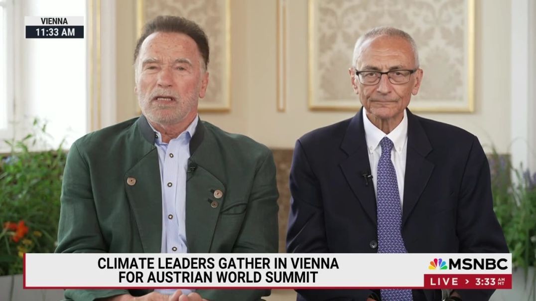 ⁣Arnold Schwarzenegger Joins Forces with Biden Climate Czar John Podesta to Fight Climate Change