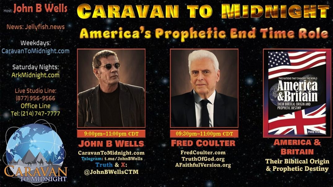 ⁣America’s Prophetic End Time Role - John B Wells LIVE