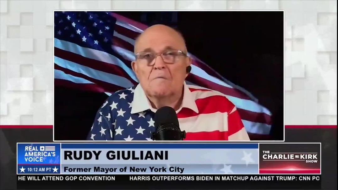 ⁣Former New York Mayor Rudy Giuliani on political persecution and the MAGA movement