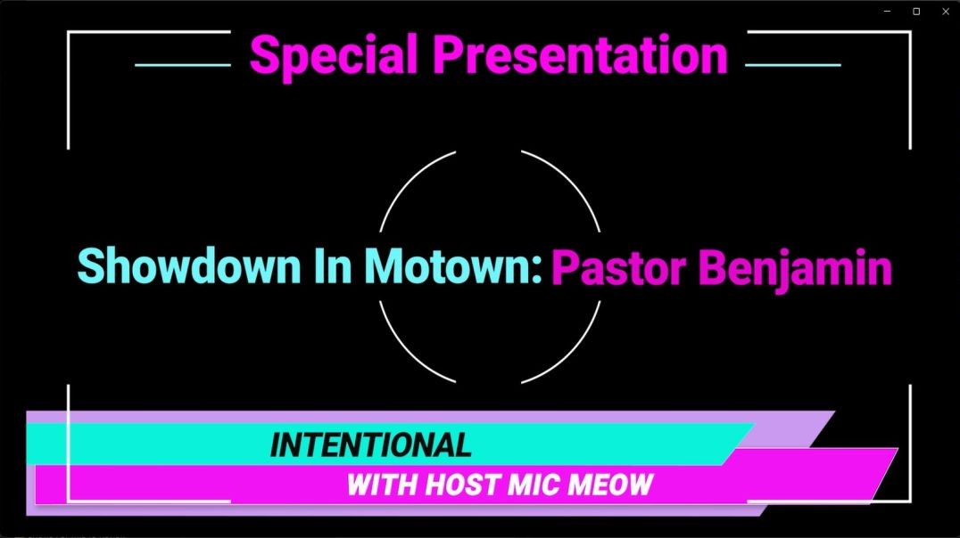 ⁣An 'Intentional' Special: "Showdown In Motown" with Pastor Leon Benjamin