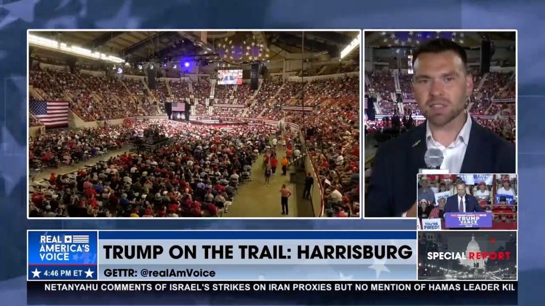 ⁣Massive Turnout for President Trump in Harrisburg, PA