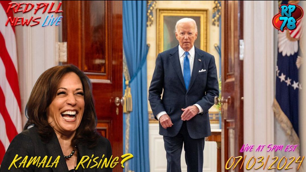 ⁣President Harris Rumors Swirl As Party Admits Joe Is Done on Red Pill News Live