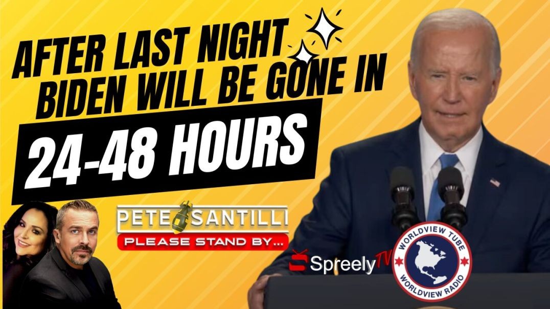 ⁣After Last Night, Biden WILL BE GONE IN 24-48 HOURS