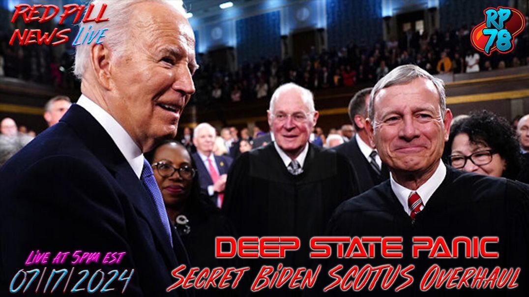 ⁣Biden Leaks Reveal Secret SCOTUS Overhaul Plan & Veteran Disrespect on Red Pill News Live