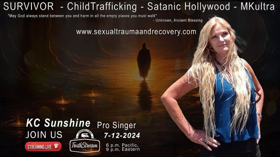 ⁣KC Sunshine: Survivor, Child Trafficking, Satanic Hollywood, MKultra TruthStream #278 (Short video