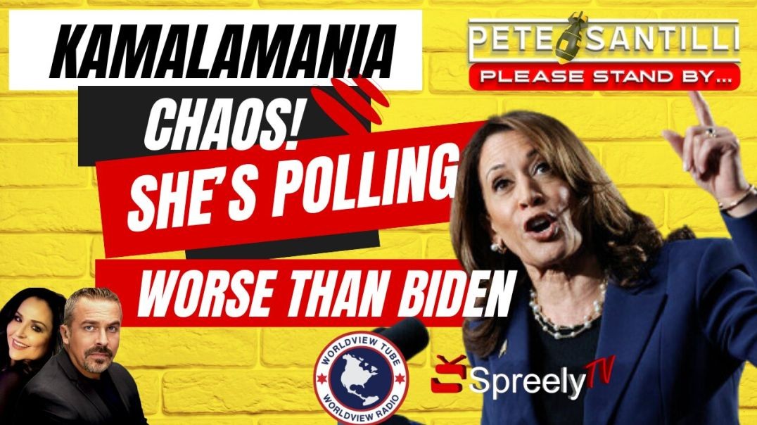 ⁣KAMALAMANIA CHAOS! She’s Polling WORSE Than Biden