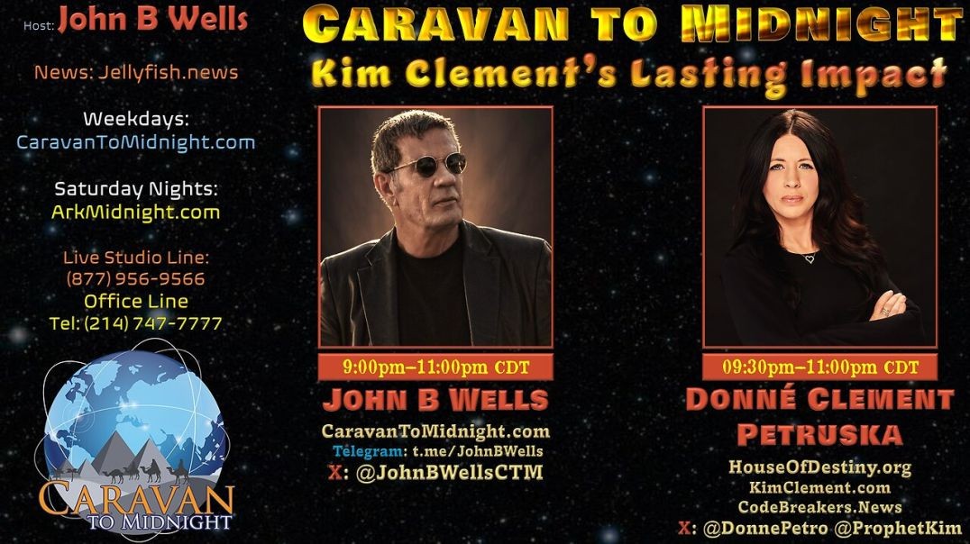 ⁣Kim Clement’s Lasting Impact - John B Wells LIVE