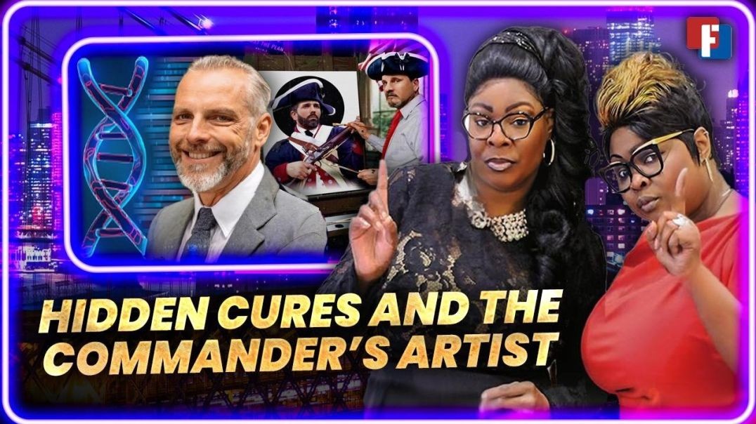 ⁣Mr John Richardson discusses HIDDEN CURES and Artist Mike Marrone gives his thoughts Photo of Trump