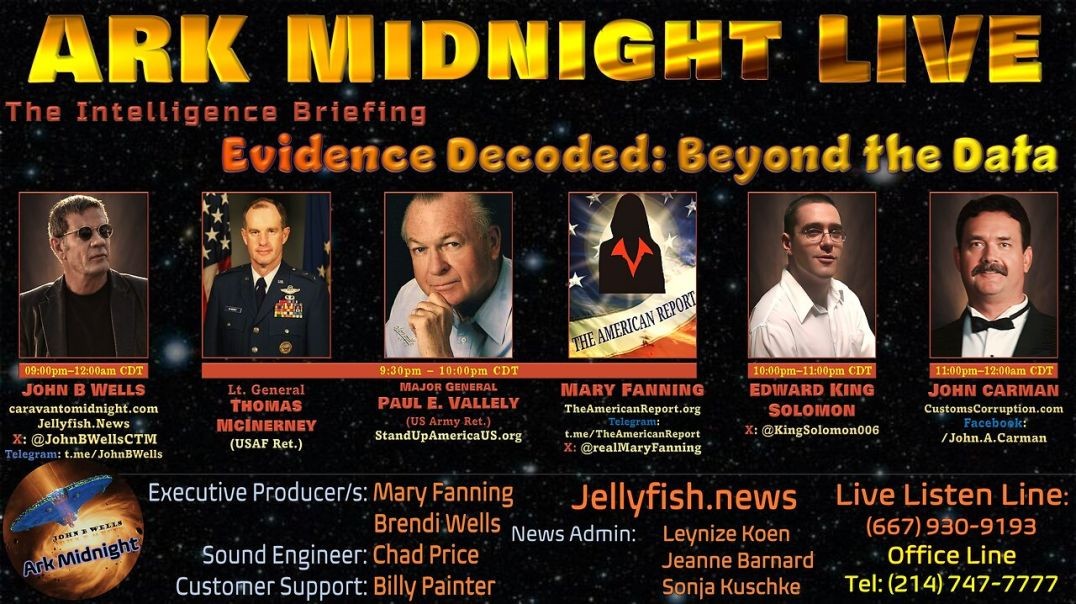 ⁣The Intelligence Briefing / Evidence Decoded: Beyond the Data - John B Wells LIVE