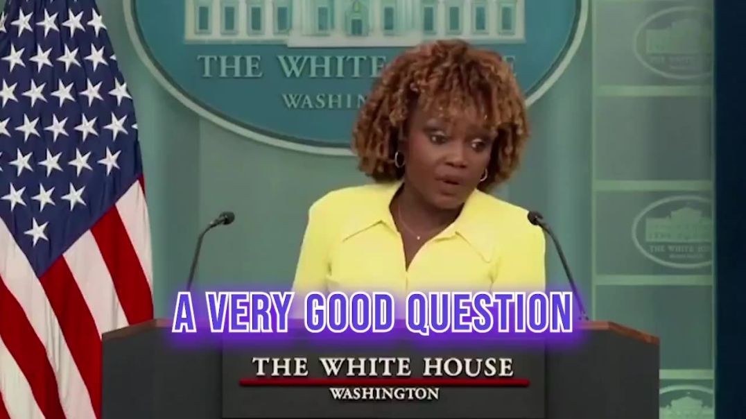 ⁣Here We Go... Media Hack Asks White House if Russia Will Use Joe Biden's Debate Performance to